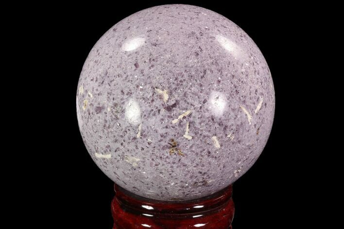 Sparkly, Purple Lepidolite Sphere - Madagascar #94079